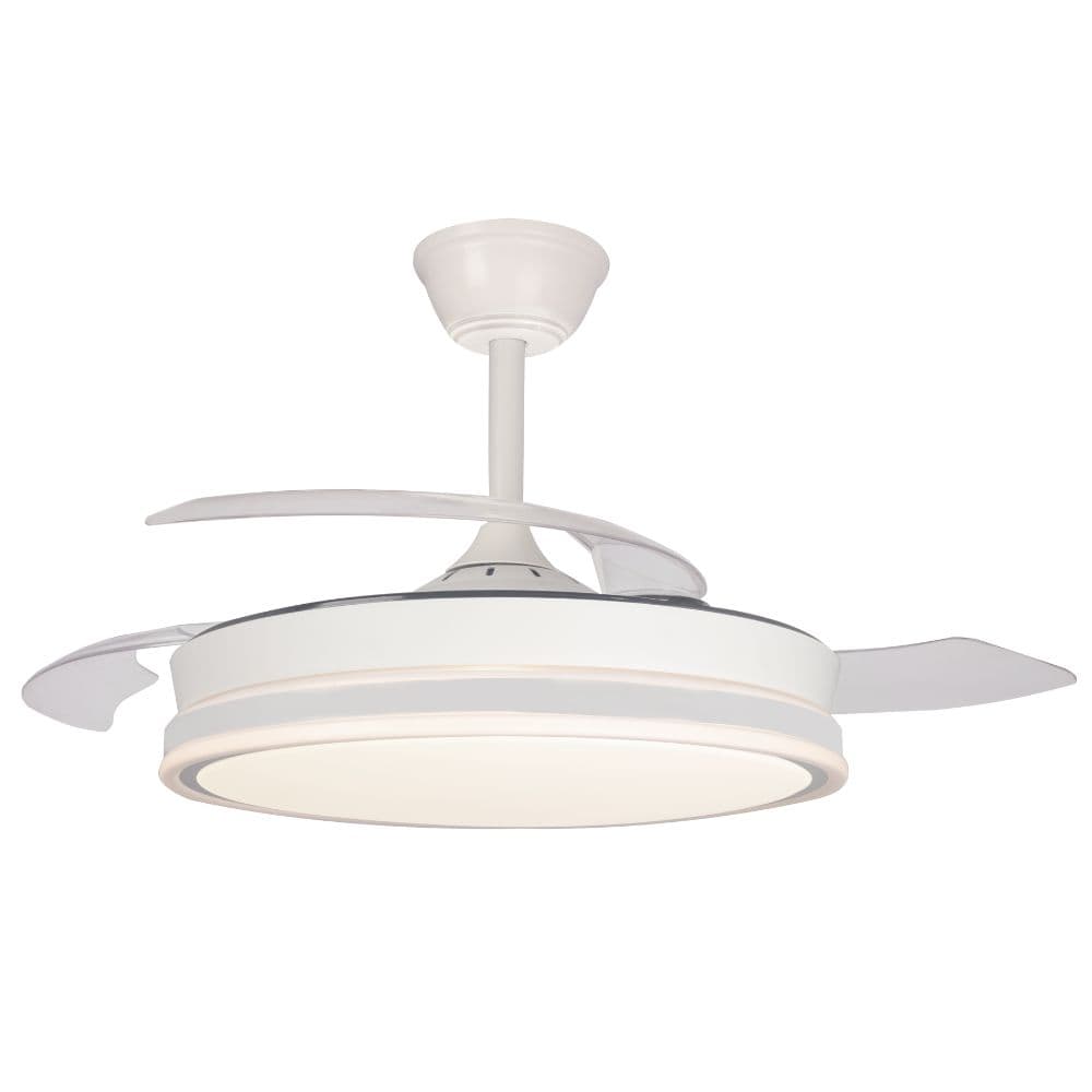 OFERTA Ventilador de techo PITIJOPO con motor DC 6 velocidades Tecnología Led muy eficiente 45W tres tonalidades, Control remoto con temporizador, luz REGULABLE en color e intensidad, MEMORIA motor inverter verano/invierno ultra silencioso.