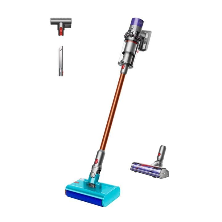 Dyson Cyclone V10 Submarine™ Motor V10 Root Cyclone™, aspiradora y fregona sin cable 2 en 1, Níquel/Cobre
