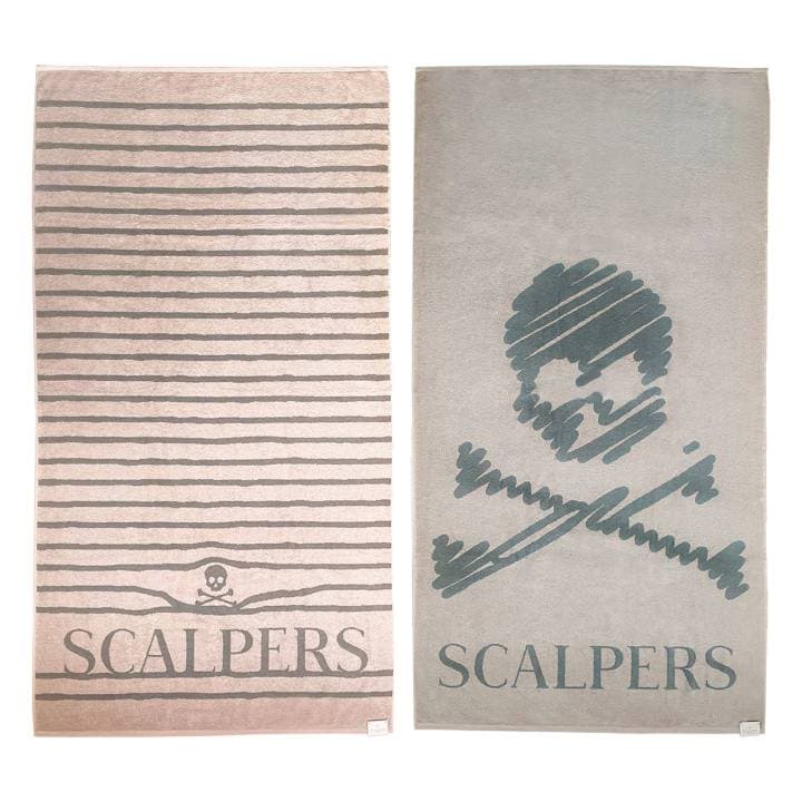 Scalpers Home Conjunto de 2 Toallas 90x180cm 100% Algodón 500GSM - Suavidad y Absorción Garantizadas