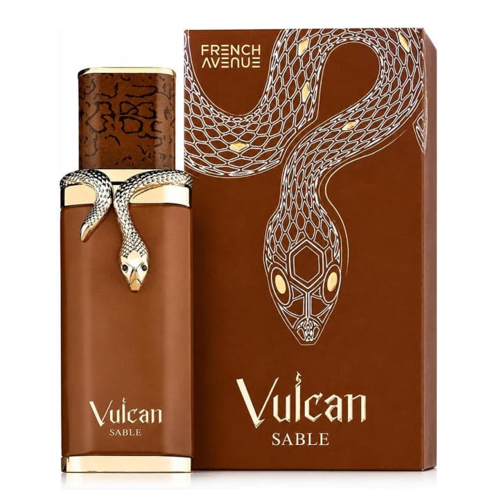 French Avenue Vulcan Sable Perfume ORIGINAL Árabe Fragancia Unisex Eau De Parfum- 100ml