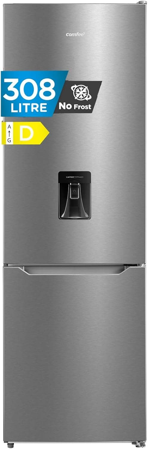 Comfee' 308L Frigorifico Combi No Frost, Dispensador de Agua en Puerta