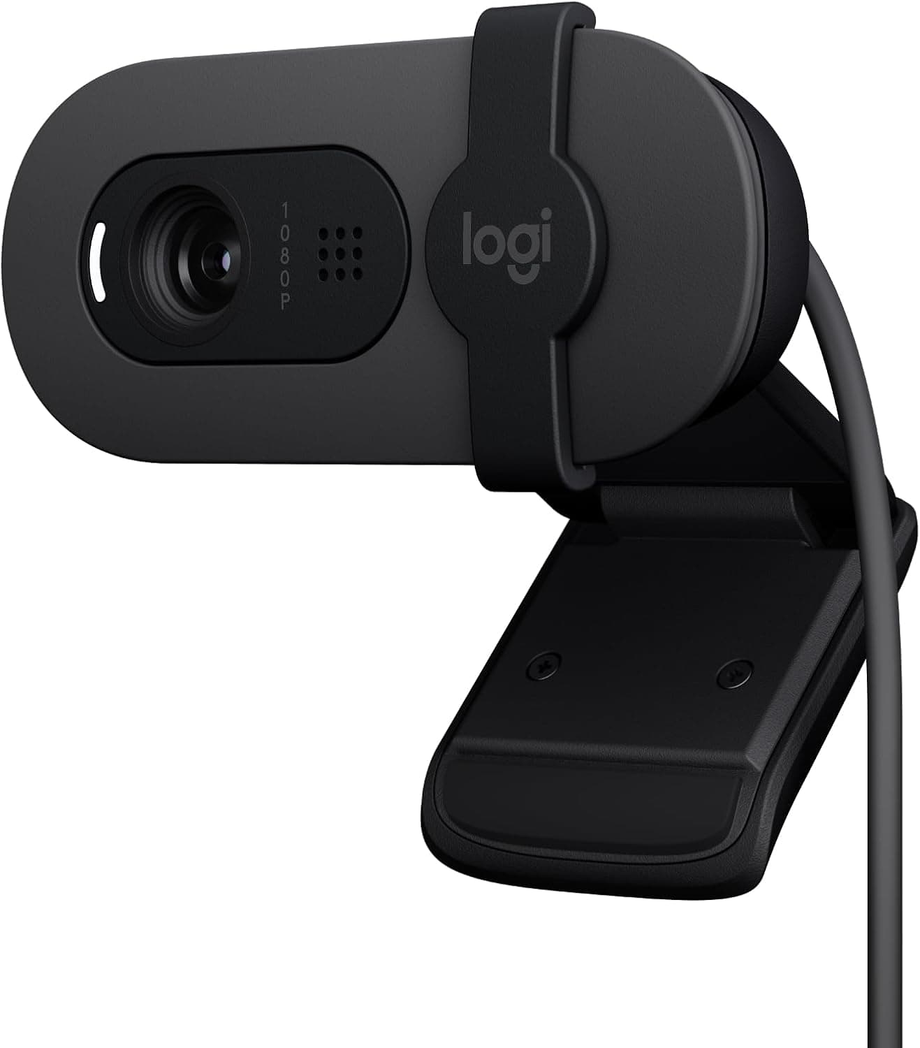 Logitech Brio 100, cámara Web Full HD para reuniones y Streaming