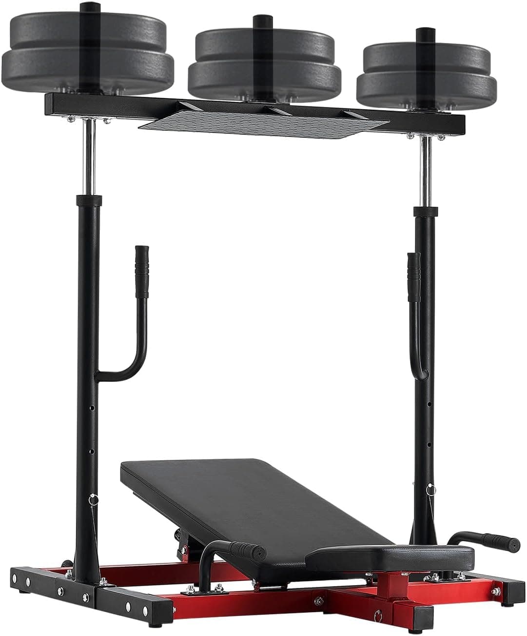 VEVOR Máquina de prensa de piernas, capacidad de 317.5/249.5/440 libras, máquinas especiales de piernas para parte inferior del cuerpo, entrenamiento de fuerza ajustable para prensas de alta