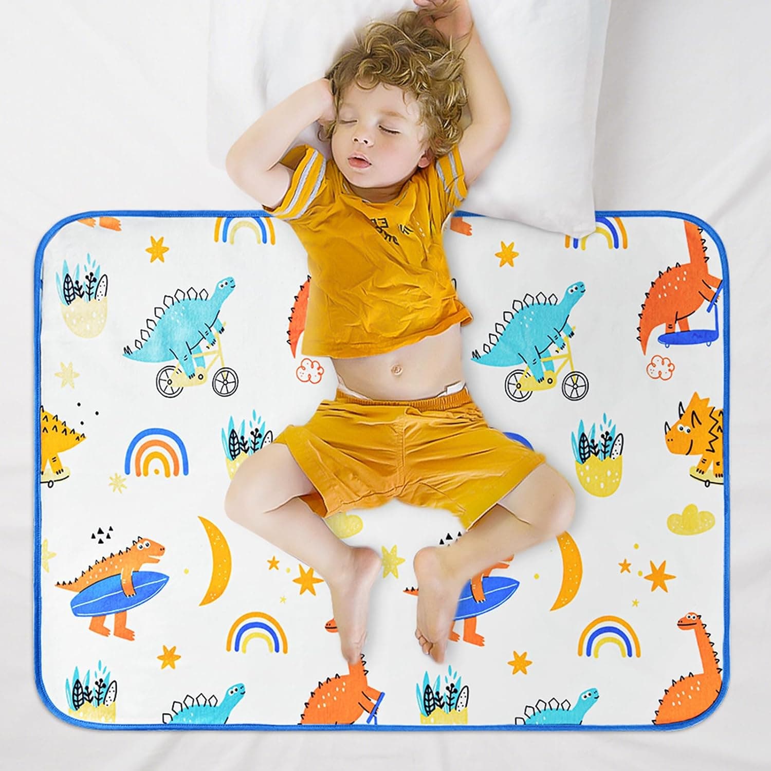 Aolso Almohadillas de cama de entrenamiento para ir al baño, protector de cama para niños, 70 x 90 cm, protector de colchón para mojar la cama, almohadillas de agua, protector de sábanas para niños