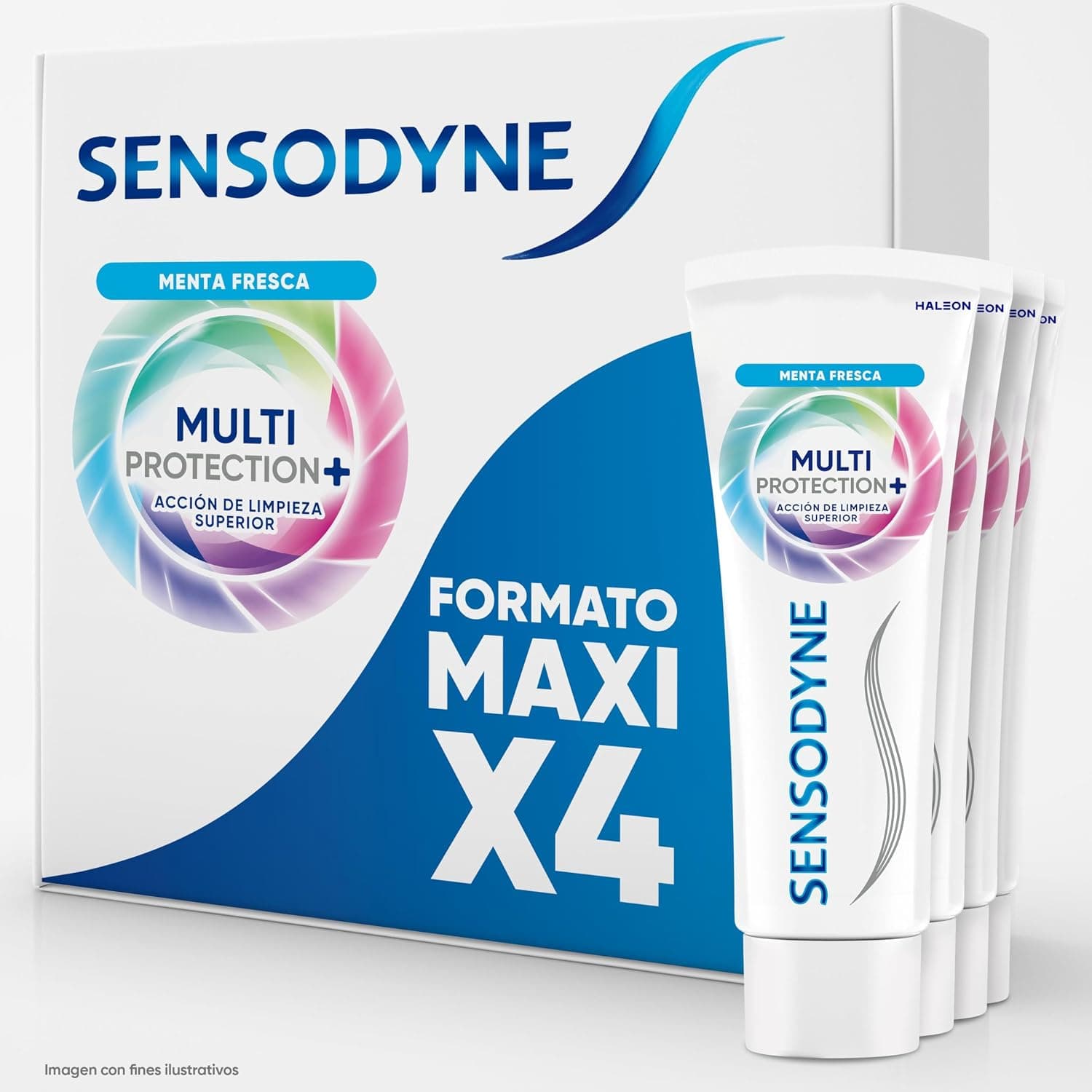 Sensodyne Multiprotección Pasta Dental Sensibilidad, Menta, Pack 4x75 ml