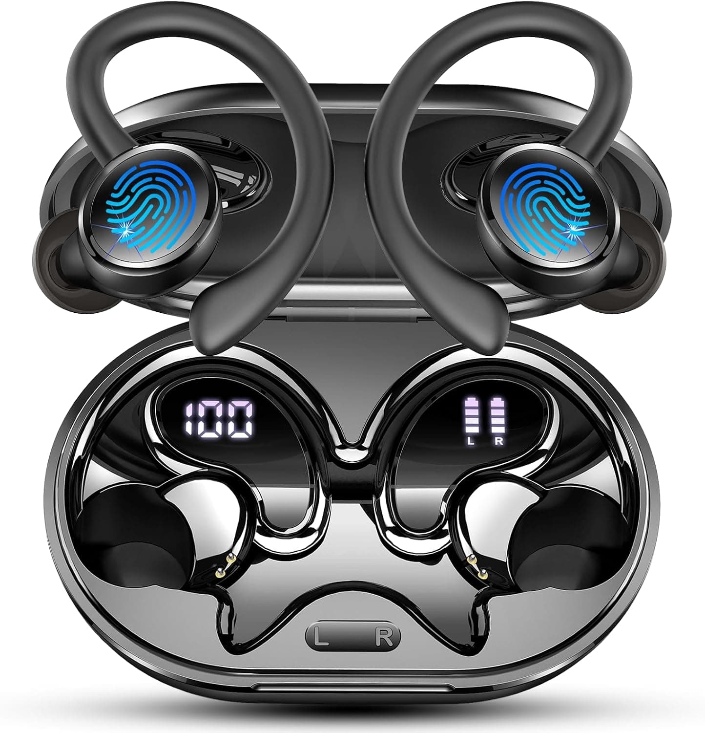 Auriculares Inalámbricos Deportivos 5.4, 2026 Cascos Bluetooth HiFi Estéreo