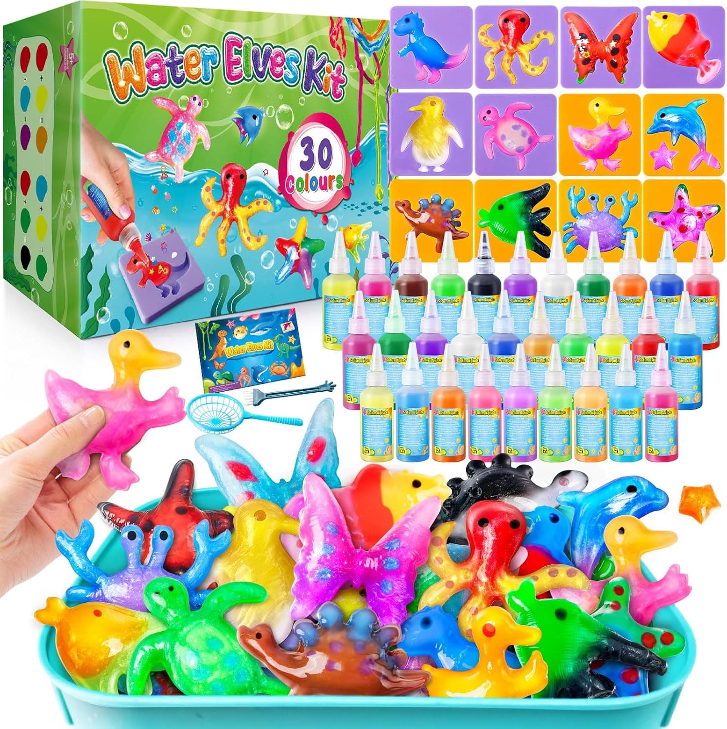 JOPSHEEN Magic Water Elf, 30 Colores Aqua Gel, Elfo de Agua Magico